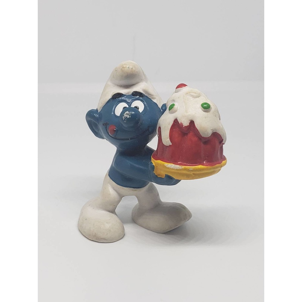 Vintage Smurf Birthday Cake Party 1978